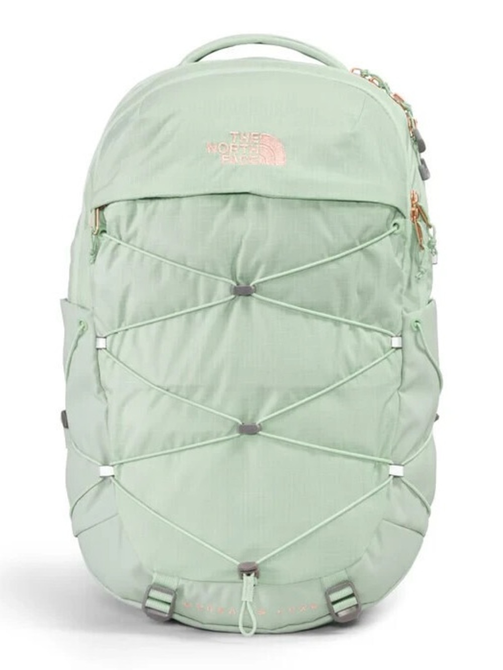 NWT The North Face Women's Borealis 27L Luxe Backpack- Misty Sage/Burnt Coral